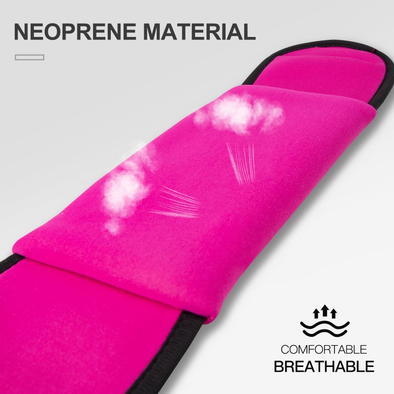 Jueachy Running Belts for Women Waterproof Fanny Pack Running Waist Pouch Phone holder Adjustable Sports Money Belt with Headphone Port Rose - Image 5